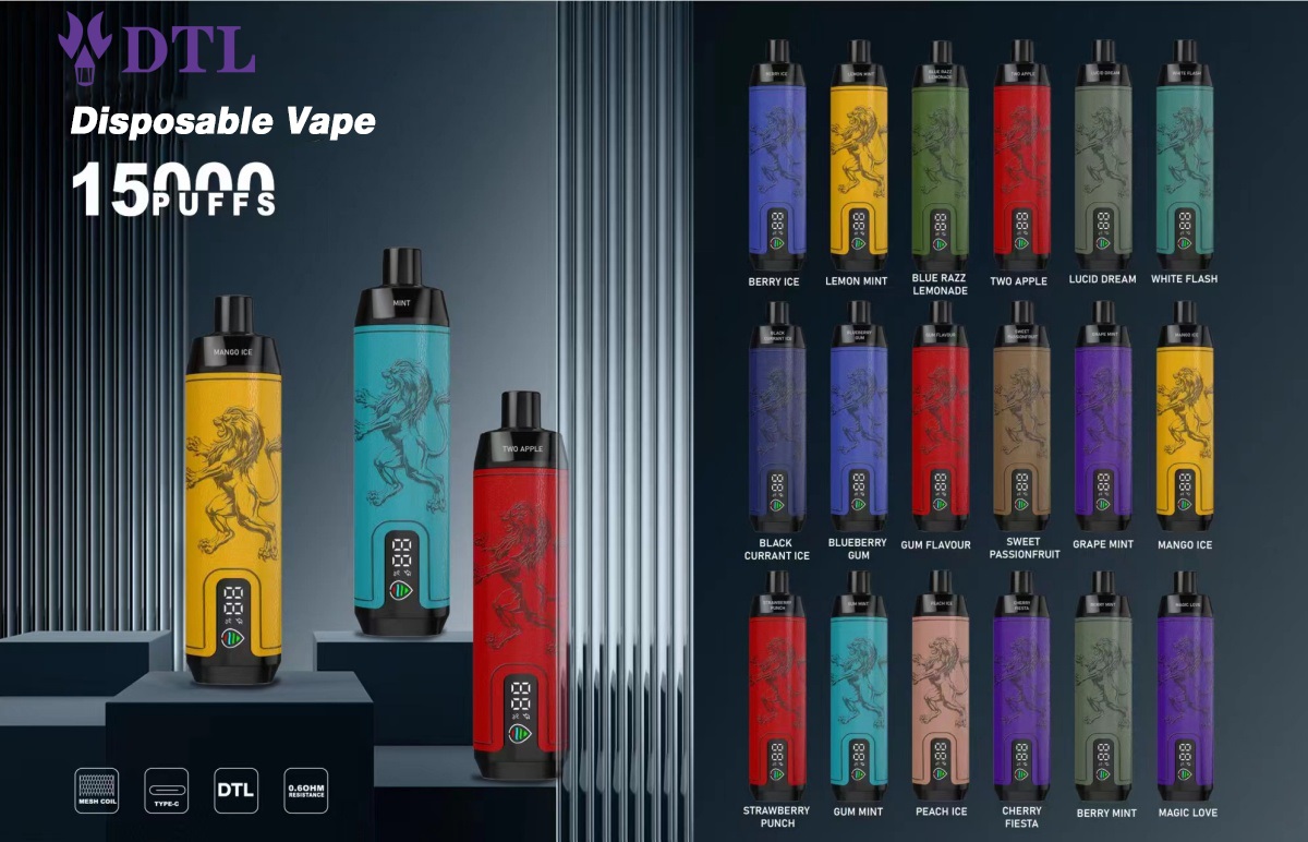 15000 Puffs DL DTL Dispositivo Vape POD Descartável E-Shisha/Hookah com Tela, Controle de Fluxo de Ar e recarregável AL FAKHAR Crown Bar