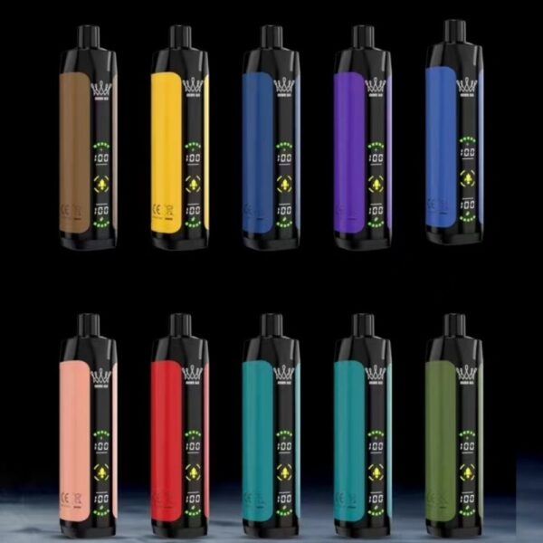 15000 Puffs DTL/DL Dispositivo Vape POD Descartável E-Shisha/Hookah com Tela Cheia, Fluxo de Ar Ajustável e Recarregável AL FAKHAR Crown Bar